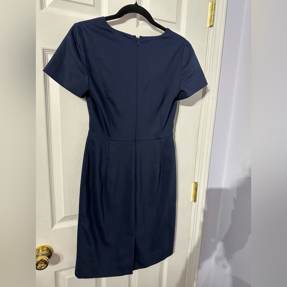 J. Crew Elegant Navy Blue Dress size 0 - Picture 16 of 16